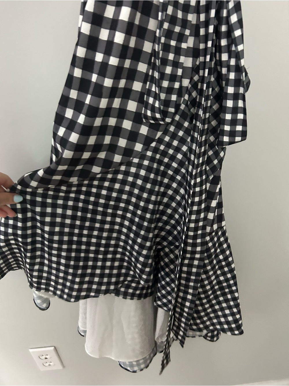 Anthropologie Hutch Gingham Wrap Dress - Picture 6 of 6